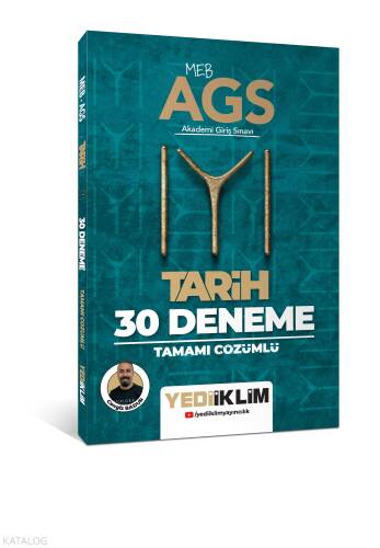 Yediiklim Yayınları MEB AGS KAYI Tarih Tamamı Çözümlü 30 Deneme - 1