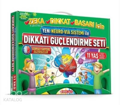 Yeni Neuro-Via Sistemi ile Dikkati Güçlendirme Seti 11 Yaş (3 Kitap) - 1