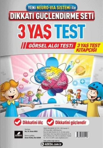 Yeni Neuro-Via Sistemi İle Dikkati Güçlendirme Seti 3 Yaş Test-Görsel Algı Testi - 1