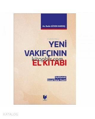 Yeni Vakıfçının El Kitabı - 1