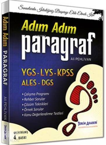 YGS LYS KPSS ALES DGS Adım Adım Paragraf - 1