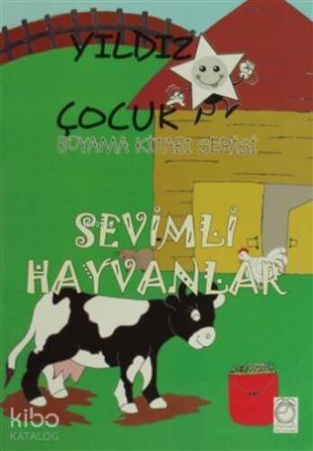 Yıldız Çocuk Boyama Kitabı Serisi; Sevimli Hayvanlar - 1