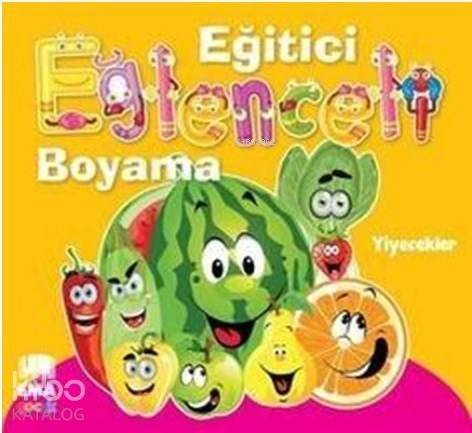 Yiyecekler - Eğitici Eğlenceli Boyama - 1