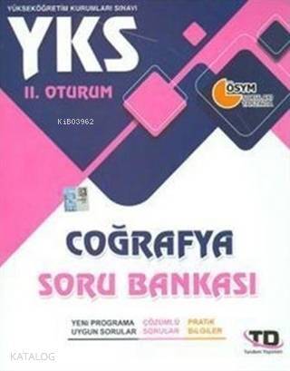 YKS 2.Oturum Coğrafya Soru Bankası - 1