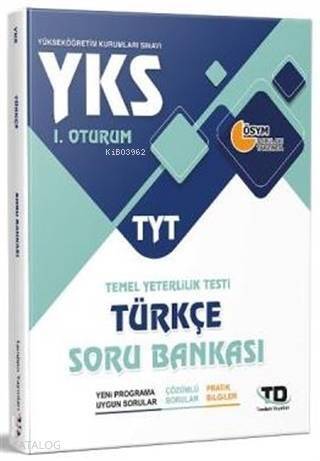 YKS TYT 1.Oturum Türkçe Soru Bankası - 1