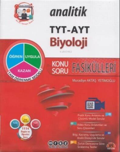 YKS TYT AYT ANALİTİK KA.SB. BİYOLOJİ - 2022 - 1