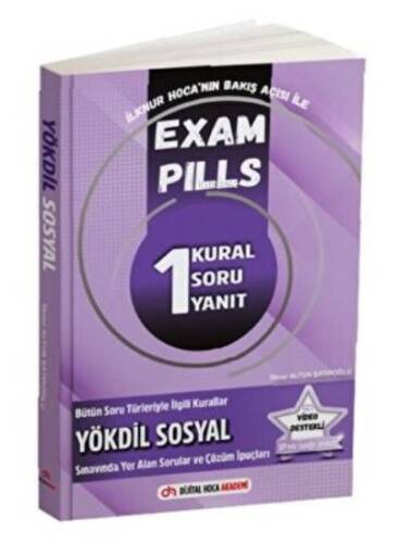 YÖKDİL Sosyal Exam Pills 1 Kural Soru Yanıt Dijital Hoca Akademi - 1