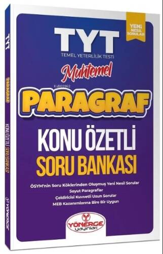 Yönerge YKS TYT Muhtemel Paragraf Konu Özetli Soru Bankası - 1