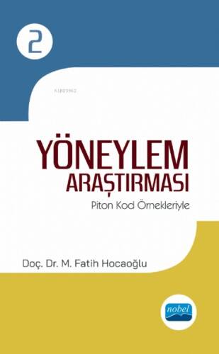 Yöneylem Araştırma- II / Piton Kod Örnekleriyle - 1