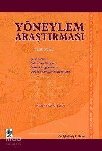 Yöneylem Araştırması - 1