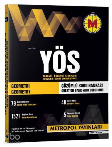 YÖS Geometri (Çözümlü Soru Bankası) - 1