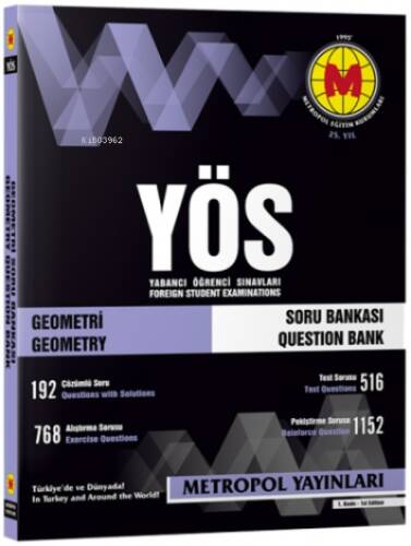 YÖS Geometri Soru Bankası (Başlangıç Seviyesi) - 1