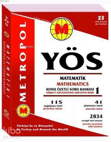 YÖS Matematik 1 Konu Özetli Soru Bankası - 1