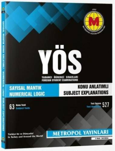 YÖS Sayısal Mantık (Konu Anlatımlı-Örnek Çözümlü) - 1