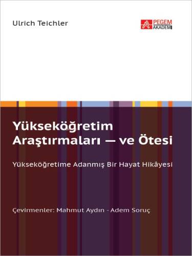 Yükseköğretim Araştırmaları ve Ötesi - 1