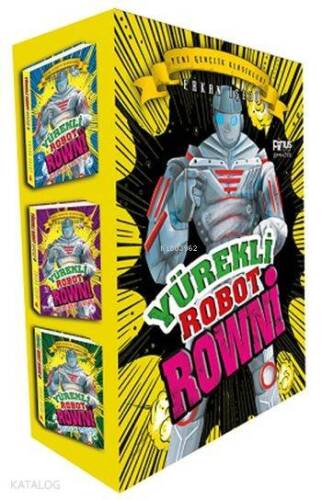 Yürekli Robot Rowni (3 Kitap - Kutulu) - 1