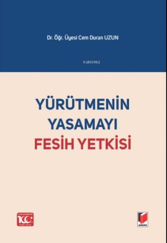 Yürütmenin Yasamayı Fesih Yetkisi - 1