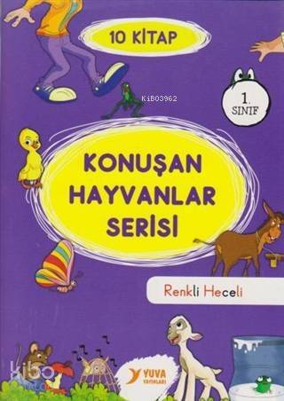 Yuva 1. Sinif Konuşan Hayvanlar Serisi Renkli Hece - 1