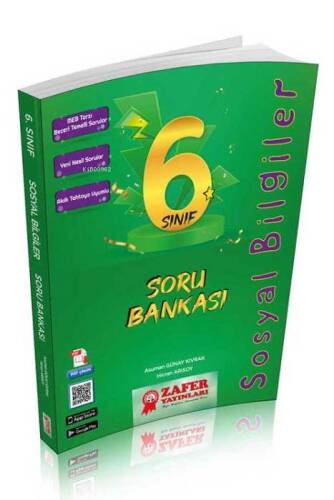 Zafer Yayınları 6. Sınıf Sosyal Bilgiler Soru Bankası - 1