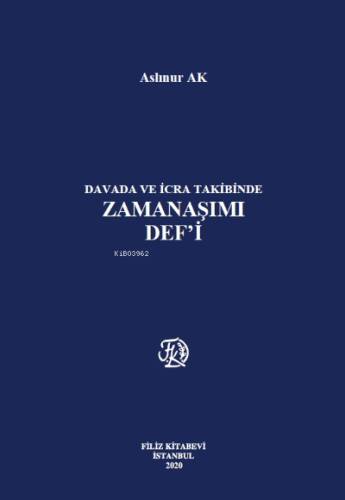 Zamanaşımı Def'İ - 1