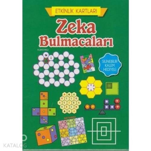 Zeka Bulmacaları - Etkinlik Kartları Silinebilir Kalem Hediyeli - 1