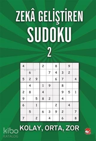 Zeka Geliştiren Sudoku 2; Kolay - Orta - Zor - 1