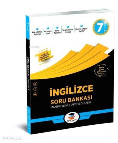 Zeka Küpü Yayınları 7. Sınıf İngilizce Soru Bankası Zeka Küpü - 1