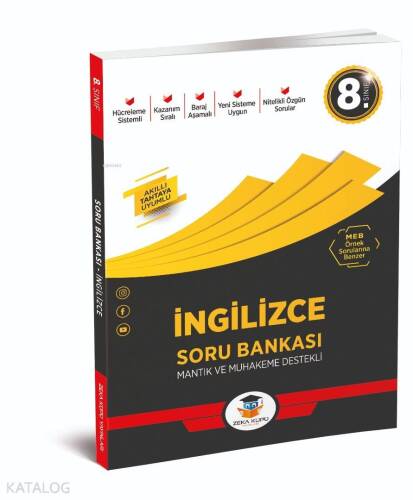 Zeka Küpü Yayınları 8. Sınıf LGS İngilizce Soru Bankası Zeka Küpü - 1