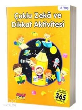 Zeka ve Dikkat Aktivitesi 3 Yaş - Turuncu Kitap - 1