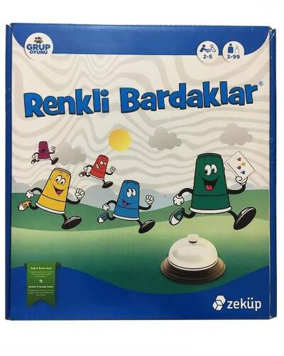 Zeküp Renkli Bardaklar Zeka Oyunu - 1