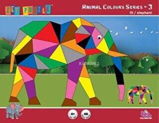 Zet Puzzle Animal Colours Series-3 Fil - Elephant - 1