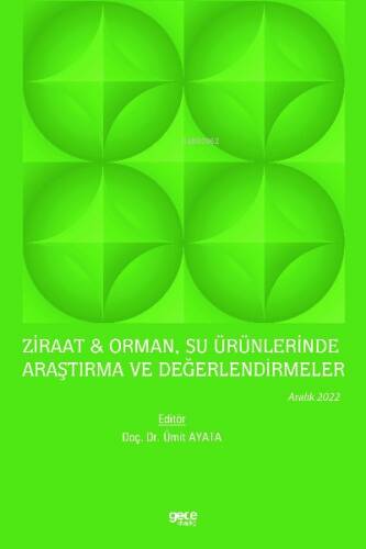 Ziraat & Orman, Su Ürünlerinde Araştırma ve Değerlendirmeler / Aralık 2022 - 1