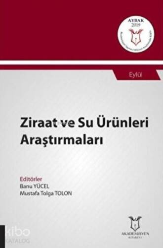 Ziraat ve Su Ürünleri Araştırmaları;(Aybak 2019 Eylül) - 1