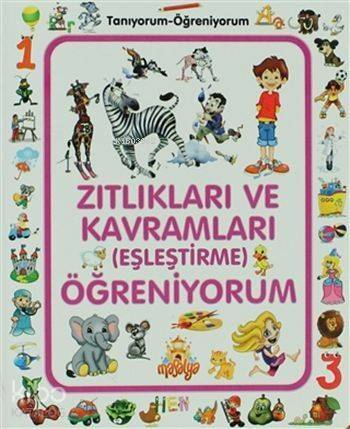 Zıtlıkları ve Kavramları (Eşleştirme) Öğreniyorum; Tanıyorum Öğreniyorum - 1