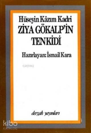 Ziya Gökalp'in Tenkidi - 1