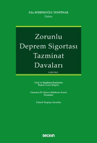 Zorunlu Deprem Sigortası Tazminat Davaları - 1